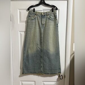 Vintage DKNY Pure Denim Skirt - Size 8